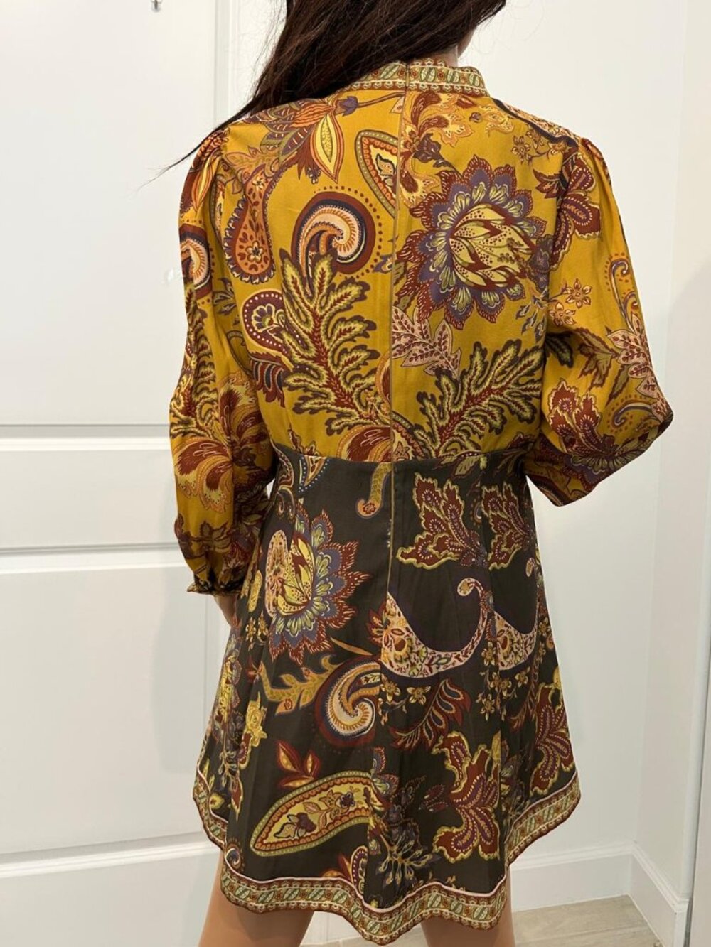 Antonio Melani Ellery Paisley Mock Neck Long Sleeve Dress – Size 12 – NWT - Picture 2 of 11